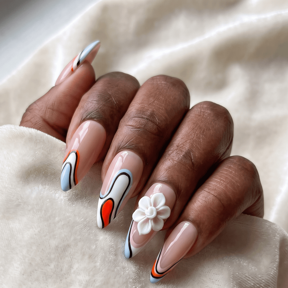 Akoma Wave - GN Collections| Press Ons to Own Your Feminine Energy