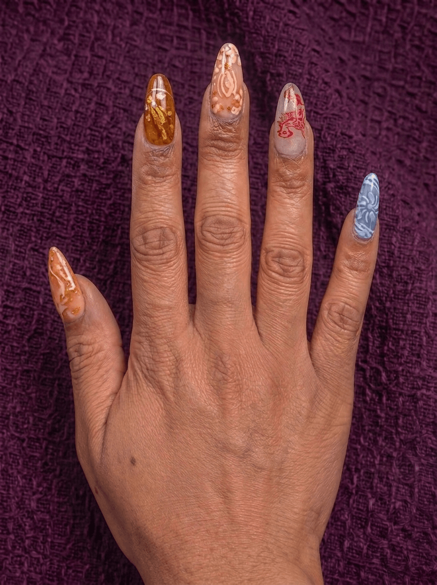 Cermaic Heirloom - GN Collections| Press Ons to Own Your Feminine Energy