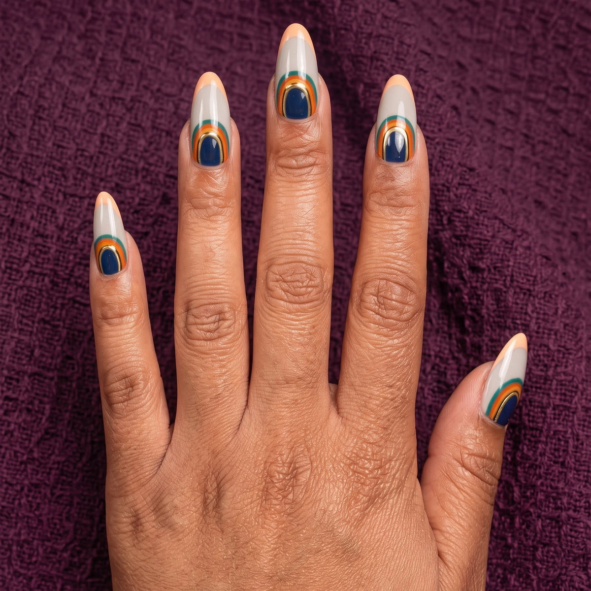 Gilded Abstract - GN Collections| Press Ons to Own Your Feminine Energy