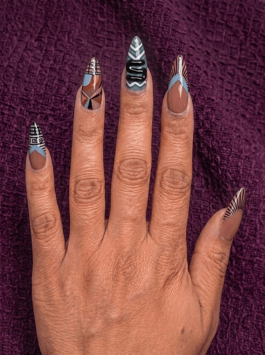 Malian Mudcloth - GN Collections| Press Ons to Own Your Feminine Energy