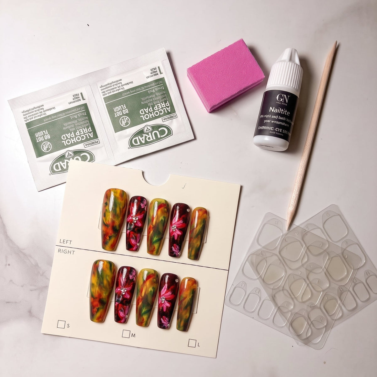 Rainforest dreams - GN Collections| Press Ons to Own Your Feminine Energy