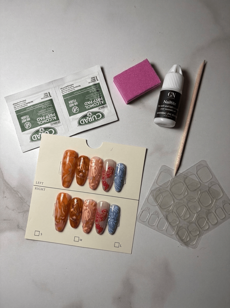 Cermaic Heirloom - GN Collections| Press Ons to Own Your Feminine Energy
