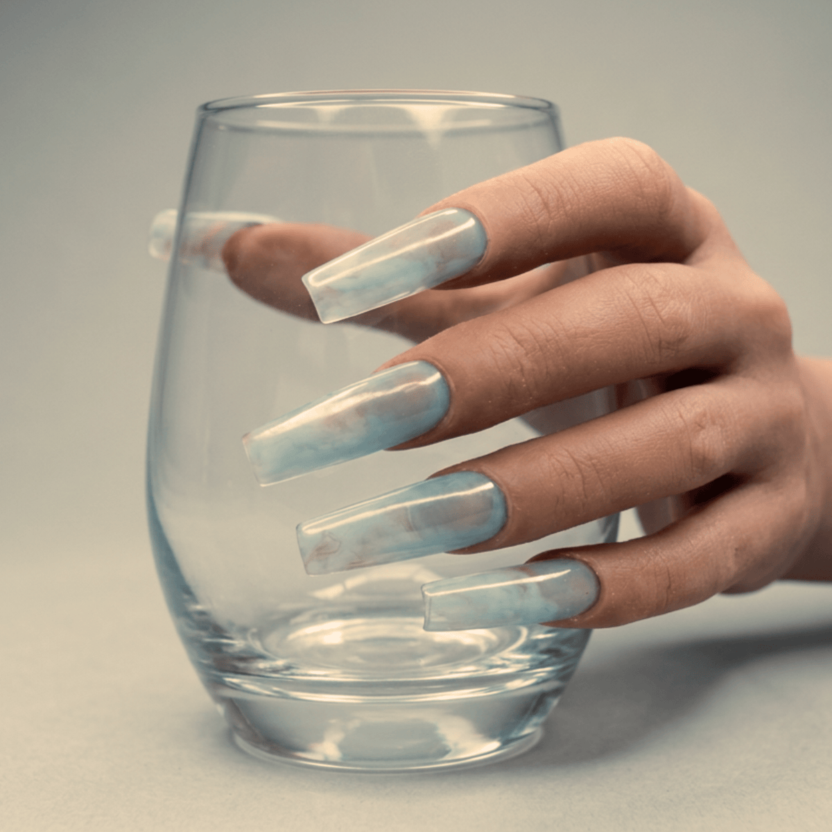Colored Glass - GN Collections| Press Ons to Own Your Feminine Energy