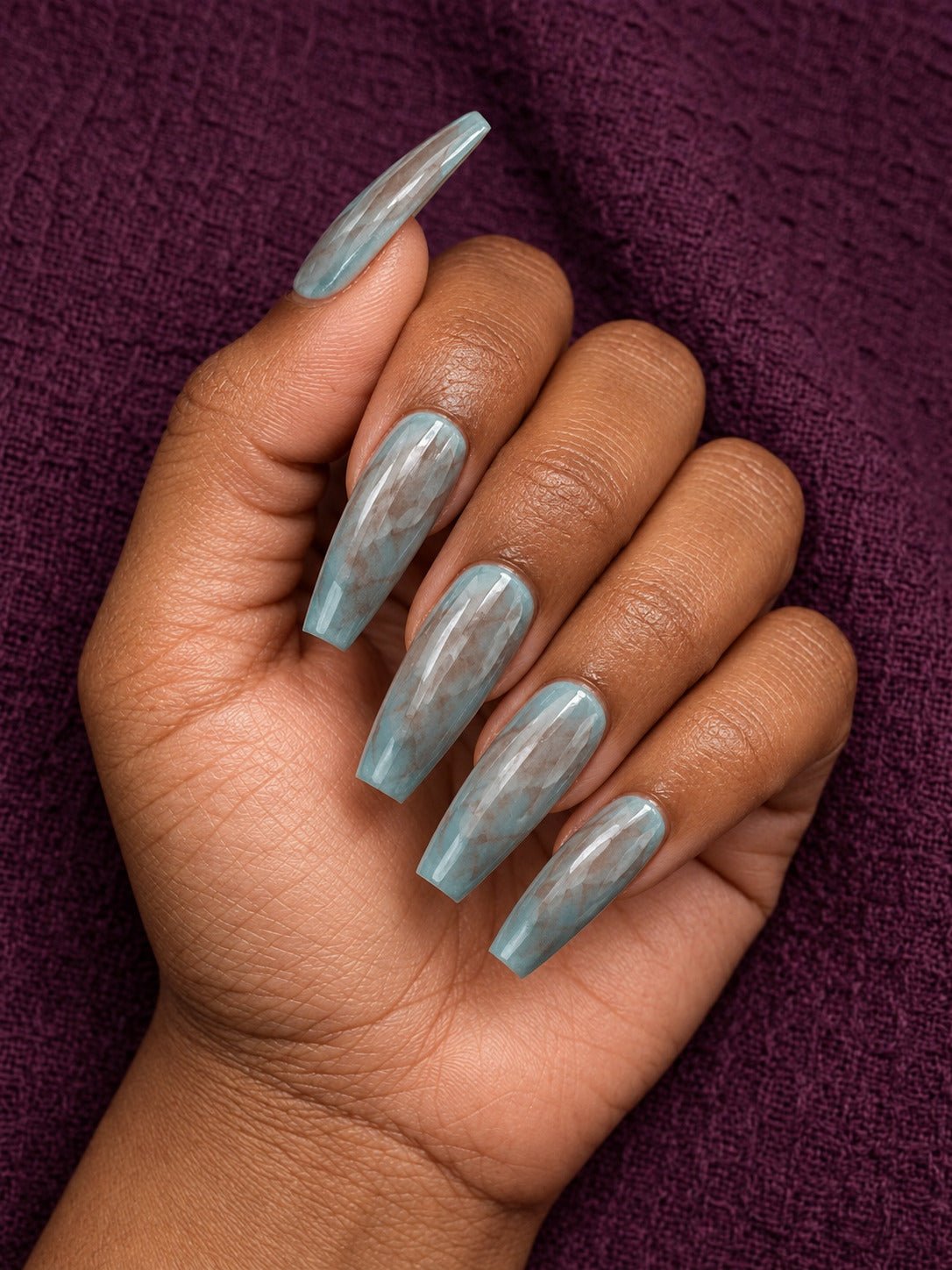Colored Glass - GN Collections| Press Ons to Own Your Feminine Energy