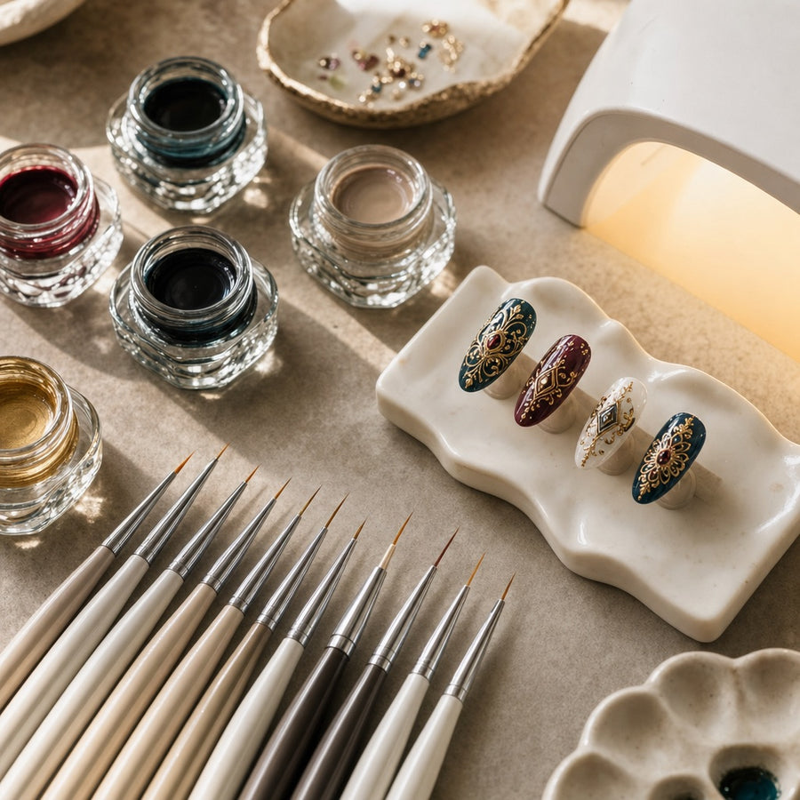 Gigi sculpts and paints your set