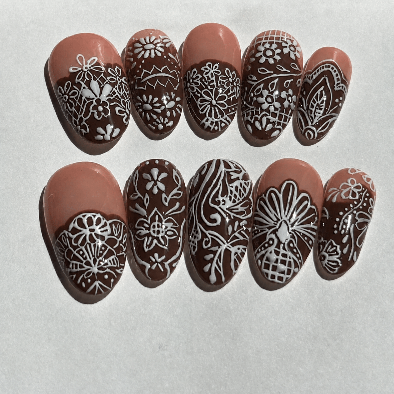 Henna and espresso - GN Collections | House of Cultural Press-Ons