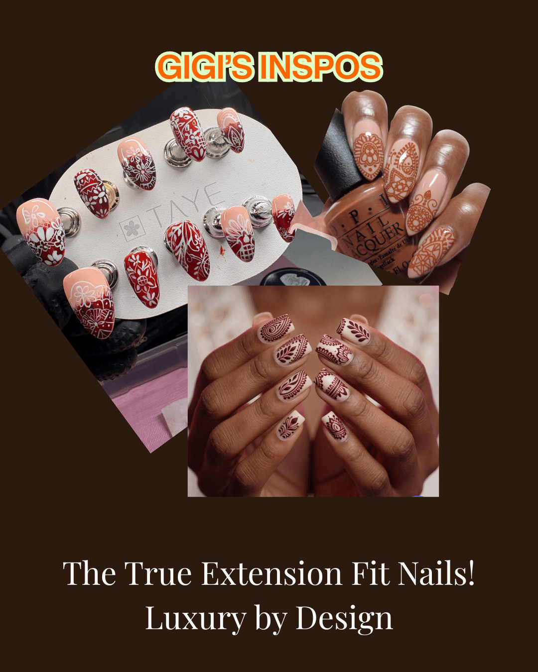 Mystery Henna Set - GN Collections| Press Ons to Own Your Feminine Energy